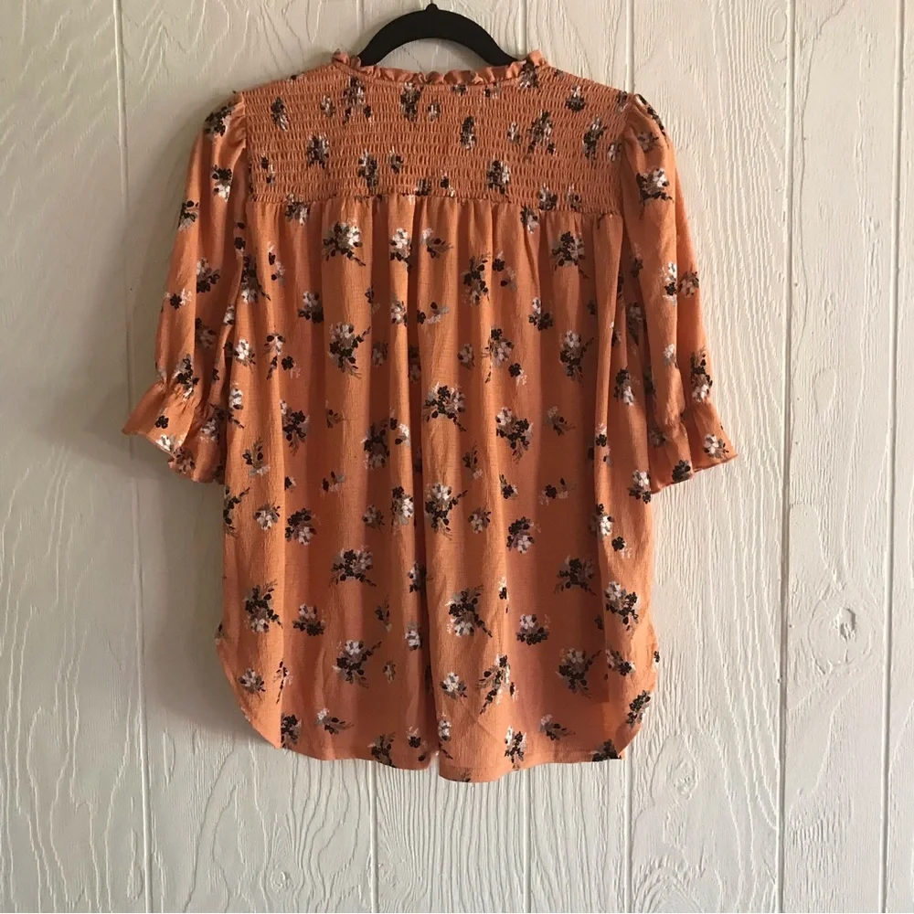 Melloday floral 3/4 Sleeve Blouse - Picture 2 of 5